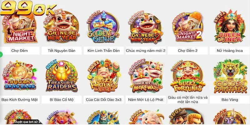 Điểm qua kho game siêu hot tại 99ok