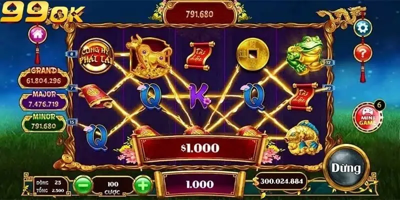 cần tham gia vài vòng quay, game thủ có thể nắm bắt nhanh các quy tắc vận hành cũng như cách thức tính thưởng của trò chơi này.Hướng dẫn tham gia trò chơi Cung Hỷ Phát Tài dành cho người mới 